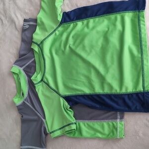 EUC bundle of 2 rash guards - boys small